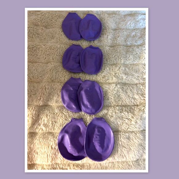 PAWZ NATURAL RUBBER, WATERPROOF DOG BOOTS - Size Large - Purple - Picture 2 of 4